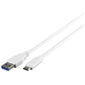 BUFFALO(�o�b�t�@���[�j 1.0m�mUSB-C �� USB-A�n3.1 Gen1�P�[�u�� �[�d�E�]���@�z���C�g�@BSUAC31110WH BSUAC31110WH