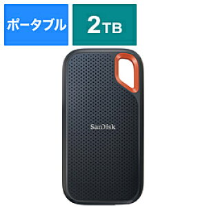SanDisk(TfBXN) SDSSDE61-2T00-J25 OtSSD USB-C{USB-Aڑ GNXg[ V2 m|[^u^ /2TBn SDSSDE612T00J25