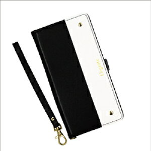 �ߒ� AQUOS R5G�Ή� �蒠�^�P�[�X �G���K���e �c�[�g�� �u���b�N�z���C�g EL-AQR5G08BW ELAQR5G08BW