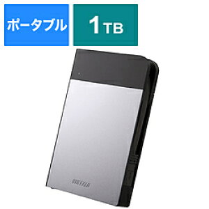 BUFFALO(obt@[j HD-PZN1.0U3-S OtHDD MiniStation HD-PZNU3V[Y Vo[ [|[^u^ /1TB] HDPZN1.0U3S [Us]