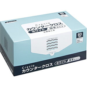 日本製紙クレシア カウンタークロス 厚手タイプ ホワイト 65302 (1ケース360枚) 65302