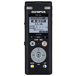 OLYMPUS オリンパス 品質が完璧 DM-750 ICレコーダー Voice-Trek ブラック DM750BLK 【オンライン限定商品】 4GB