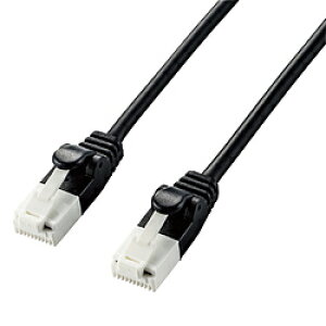 ELECOM(�G���R��) LAN�P�[�u�� Cat6A ���炩 �c�����܂�Ȃ� 5m �u���b�N RJ45�R�l�N�^ 10Gbps RoHS�w�ߏ���(10����) �u���b�N LD-GPAYT/BK50 �m5m /�J�e�S���[6A /�X�^���_�[�h�n LDGPAYTBK50