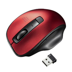 SANWA SUPPLY(�T�����T�v���C) MA-WBL134R�@���C�����X�u���[LED�}�E�X [USB-A/2+2�{�^��/���b�h] MAWBL134R