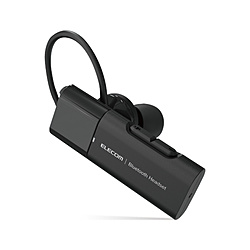 ELECOM(エレコム) ヘッドセット  ブラック LBT-HSC10PCBK ［ワイヤレス（Bluetooth）  片耳  イヤフックタイプ］ LBTHSC10PCBK 