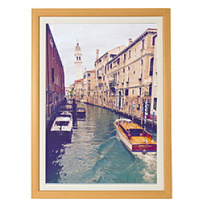 キング 木製額縁 グラン(gran) A2 ナチュラル(マット付き)