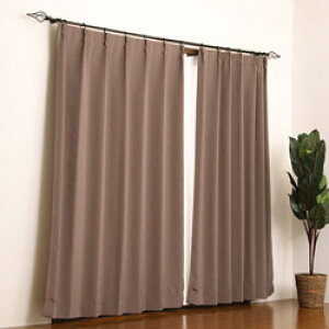 �����V���R�[�� �h���[�v�J�[�e���V�[�h�i100×178cm/�u���E���j