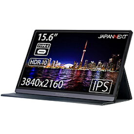JAPANNEXT USB-C接続 PCモニター ブラック JN-MD-IPS1560UHDR ［15.6型 /4K(3840×2160） /ワイド］ JNMDIPS1560UHDR