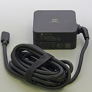 MASSPOWER AC ⇔ USB-C充電器 ノートPC・タブレット対応 65W [1.8m /USB Power Delivery対応] ブラック E065-1C200325FU E0651C200325FU