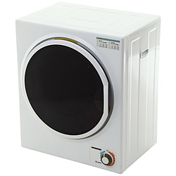 イーエムエー 小型衣類乾燥機 ホワイト SR-ASD025W ［乾燥容量2.5kg /電気式(50Hz/60Hz共用)］ SRASD025W 【お届け日時指定不可】