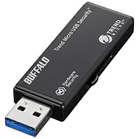 BUFFALO(バッファロー） 【Trend Micro USB Security 1年間】USB3.0対応 USBメモリー　ウイルスチェックモデル （16GB・ブラック）　RUF3-HSL16GTV RUF3HSL16GTV