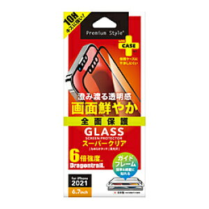 PGA iPhone 13 Pro MaxΉ 6.7inch tSʕیKX X[p[NA Premium Style PG-21PGL01FCL PG21PGL01FCL