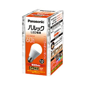 Panasonic(パナソニック) パルックLED電球 　一般電球タイプ　7.0W　（60形相当・電球色相当・E26口金） LDA7LHS6 ［E26 /一般電球形 /電球色 /1個 /下方向タイプ］ LDA7LHS6