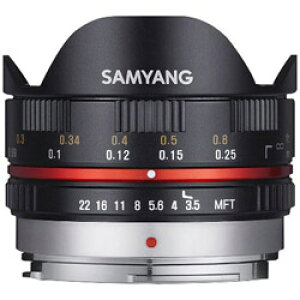 SAMYANG(�T������) 7.5mm F3.5 UMC Fisheye �u���b�N [�}�C�N���t�H�[�T�[�Y] �Ίp�����჌���Y(MF�����Y) 7.5MM3.5FISHEYEMFTBK [����s��]