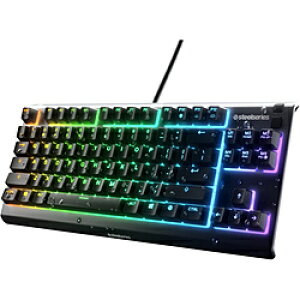 SteelSeries �Q�[�~���O�L�[�{�[�h APEX 3 TKL(�p��z��) �u���b�N 64831J �m�L�� /USB�n 64831J