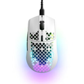 SteelSeries ゲーミングマウス Aerox 3 2022エディション Snow 62603J ［光学式 /有線 /6ボタン /USB］ 62603J