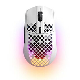 SteelSeries ゲーミングマウス Aerox 3 2022エディション Snow 62608J ［光学式 /有線／無線(ワイヤレス) /6ボタン /Bluetooth・USB］ 62608J