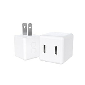 CIO 急速充電器 PD対応 USB-C×2ポート ホワイト CIO-PD20W2C ［2ポート /USB Power Delivery対応］ CIOPD20W2C