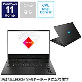 hp(エイチピー) ゲーミングノートパソコン OMEN by HP Laptop 16-b0000 シャドウブラック 500N7PA-AAAA [16.1型 /Windows11 Home /intel Core i7 /メモリ：16GB /SSD：512GB /2022年3月モデル] 500N7PAAAAA
