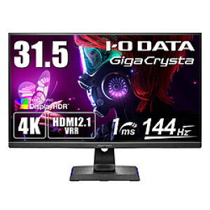 IO DATA(ACI[f[^) LCD-GCU321HXAB Q[~Oj^[ GigaCrysta ubN m31.5^ /4K(3840×2160j /Ch /144Hzn LCDGCU321HXAB