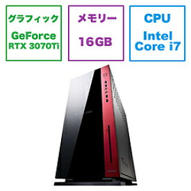 mouse(マウスコンピュータ) GT-NG127KFR37T ゲーミングデスクトップパソコン G-Tune ［モニター無し /intel Core i7 /メモリ：16GB /SSD：1TB］ GTNG127KFR37T