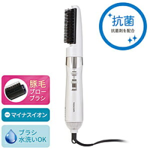 テスコム マイナスイオンカールドライヤー【天然ツバキオイル配合豚毛ブローブラシ付属】 ホワイト TC430A-W TC430AW