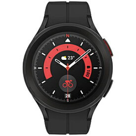 GALAXY SM-R920NZKAXJP スマートウォッチ Galaxy Watch5 Pro 45mm（Titanium） ブラック SMR920NZKAXJP