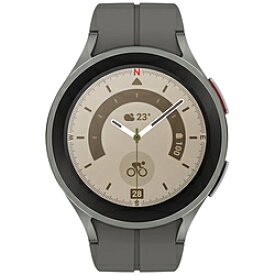 GALAXY SM-R920NZTAXJP スマートウォッチ Galaxy Watch5 Pro 45mm（Titanium） グレー SMR920NZTAXJP