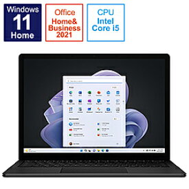 Microsoft(マイクロソフト) Surface Laptop 5 13.5インチ ブラック [Windows 11 Home/Core i5/メモリ:8GB/SSD:512GB] R1S-00045 R1S00045