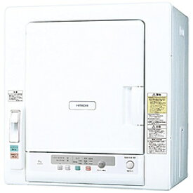 HITACHI(日立) 衣類乾燥機 ピュアホワイト DE-N60HV-W ［乾燥容量6.0kg /電気式(50Hz/60Hz共用)］ DEN60HV 【お届け日時指定不可】