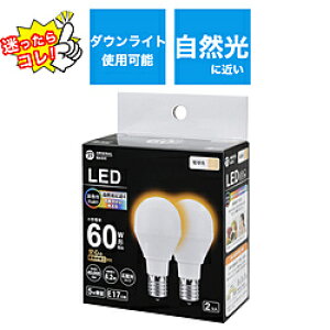 ORIGINAL BASIC LED�d�� �d���F LDA6L-G-E17/SK60XOS-2P �mE17 /��ʓd���` /60W���� /�d���F /2�� /�L�z���^�C�v�n LDA6LGE17SK60XOS2P
