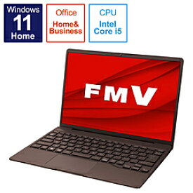 FUJITSU(富士通） ノートパソコン LIFEBOOK CH75/G3 モカブラウン FMVC75G3M ［13.3型 /Windows11 Home /intel Core i5 /メモリ：8GB /SSD：256GB /Office HomeandBusiness /日本語版キーボード /2022年12月モデル］ FMVC75G3M [振込不可]