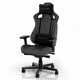 【送料無料】 NOBLECHAIRS NBL-ECC-TX-ATC ゲーミングチェア [W620xD620xH1120〜1220mm] EPIC COMPACT - TX(ファブリックモデル) チャコールグレー NBLECCTXATC