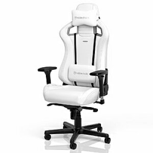 yz NOBLECHAIRS NBL-EPC-PU-WED-SGL Q[~O`FA [W670xD565xH1235`1300mm] EPIC - WHITE EDITION sAzCg NBLEPCPUWEDSGL