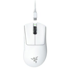 RAZER(レイザー) ゲーミングマウス DeathAdder V3 Pro ホワイト RZ01-04630200-R3A1 ［光学式 /有線／無線(ワイヤレス) /7ボタン /USB］ RZ0104630200R3A1