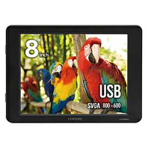 CENTURY(Z`[) USB-Aڑ PCj^[ plus one LCD-8000U2BV2 m8.0^ /SVGA(800×600j /Ch /180Hzn LCD8000U2BV2 y864z