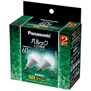 Panasonic(�p�i�\�j�b�N) LED�d�� ���`�d���^�C�v �p���b�N LDA7NGE17K6ESW2F2T �mE17 /��ʓd���` /60W���� /�����F /2�� /�L�z���^�C�v�n LDA7NGE17K6ESW2F2T