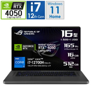 ASUS(GCX[X) Q[~Om[gp\R ROG Zephyrus G16 GNvXO[ GU603ZU-I7R4050G[RTX4050] GU603ZUI7R4050G [Us]