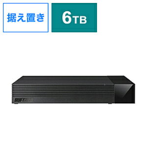 BUFFALO(obt@[j HDV-CCD6U3BA OtHDD USB-Aڑ erER[_[^p(Chrome/Mac/Windows11Ή) ubN m6TB /u^n HDVCCD6U3BA
