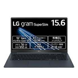 LG(エルジー) ノートパソコン LG gram SuperSlim ネプチューンブルー 15Z90RT-MA75J ［15.6型 /Windows11 Home /intel Core i7 /メモリ：16GB /SSD：512GB /無し /英語版キーボード /2023年6月モデル］ 15Z90RT-MA75J
