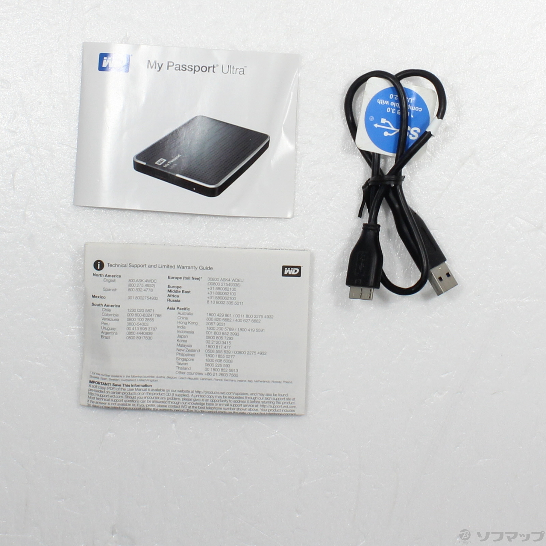 完売Western Digital My WDBMWV0020BTT Passport Ultra USBグッズ 