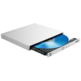 ELECOM(エレコム) ポータブルブルーレイドライブ (Chrome/Mac/Windows11対応) ホワイト LBD-PWB6U3CVWH ［USB-A／USB-C］ LBDPWB6U3CVWH
