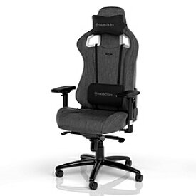 【送料無料】 NOBLECHAIRS NBL-EPC-TX-ATC-SGL ゲーミングチェア [W670xD565xH1265〜1330mm] EPIC - TX チャコールグレー NBLEPCTXATCSGL