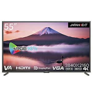 JAPANNEXT PCj^[ JN-V5500UHDR-N m55^ /4K(3840×2160j /Ch /180Hzn JN-V5500UHDR-N y͂wsz