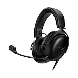 HYPERX 727A8AA �Q�[�~���O�w�b�h�Z�b�g Cloud III �u���b�N �m��3.5mm�~�j�v���O�{USB-C�{USB-A /���� /�w�b�h�o���h�^�C�v�n 727A8AA