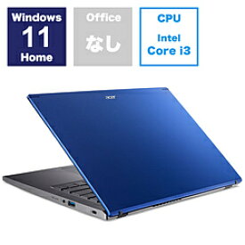 Acer(エイサー) ノートパソコン Aspire 5 アクティブブルー A514-55-N38U/B ［14.0型 /Windows11 Home /intel Core i3 /メモリ：8GB /SSD：256GB /無し /日本語版キーボード /2023年8月モデル］ A514-55-N38UB 【sof001】 [振込不可] [代引不可]