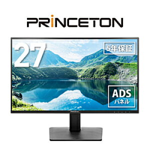 PRINCETON(�v�����X�g��) USB-C�ڑ� PC���j�^�[ �u���b�N PTFBLC-27W-A �m27�^ /�t��HD(1920×1080) /���C�h /75Hz�n PTFBLC-27W-A