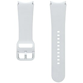 GALAXY 【サムスンGalaxy純正】Galaxy Watch6 Sport Band（S/M）汗に濡れない素材 【One-Click方式装着可能】 Samsung（サムスン） SILVER ET-SFR93SSEGJP ETSFR93SSEGJP