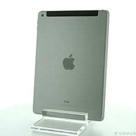 【中古】Apple(アップル) iPad 第6世代 128GB スペースグレイ MR722J／A auロック解除SIMフリー【291-ud】