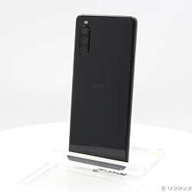 【中古】SONY(ソニー) Xperia 10 II 64GB ブラック SO-41A docomoロック解除SIMフリー【291-ud】